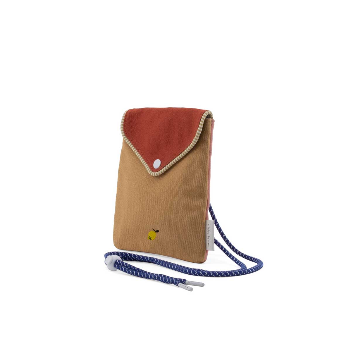 Kinder Brustbeutel Sticky Lemon Canvas Beige