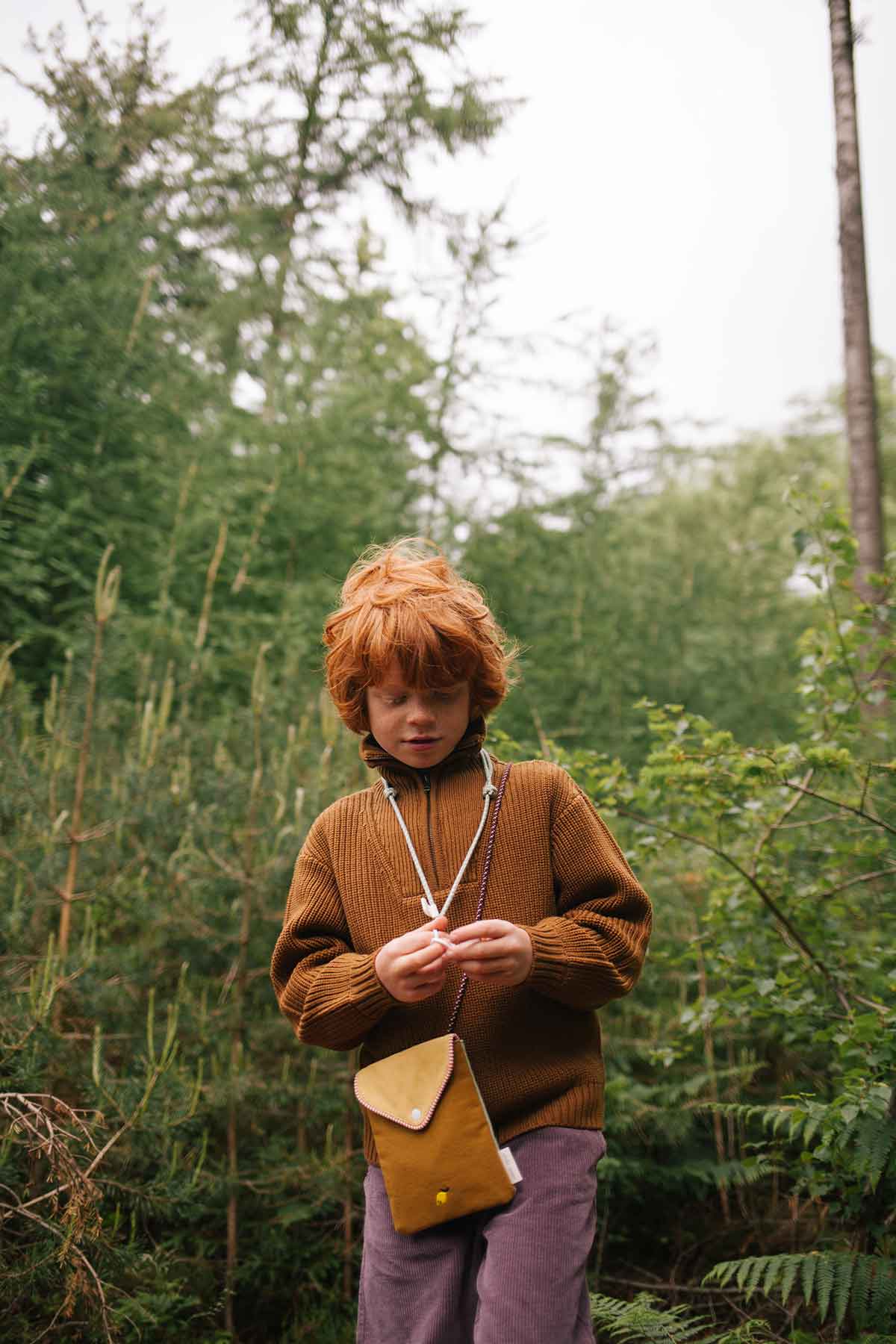 Kinder Brustbeutel Sticky Lemon Canvas