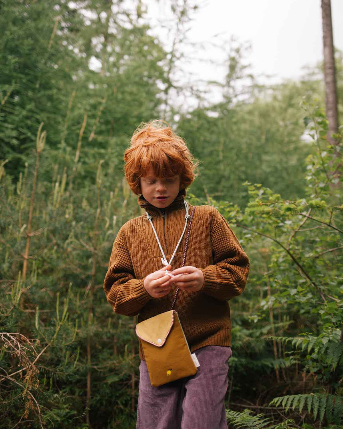 Kinder Brustbeutel Sticky Lemon Canvas