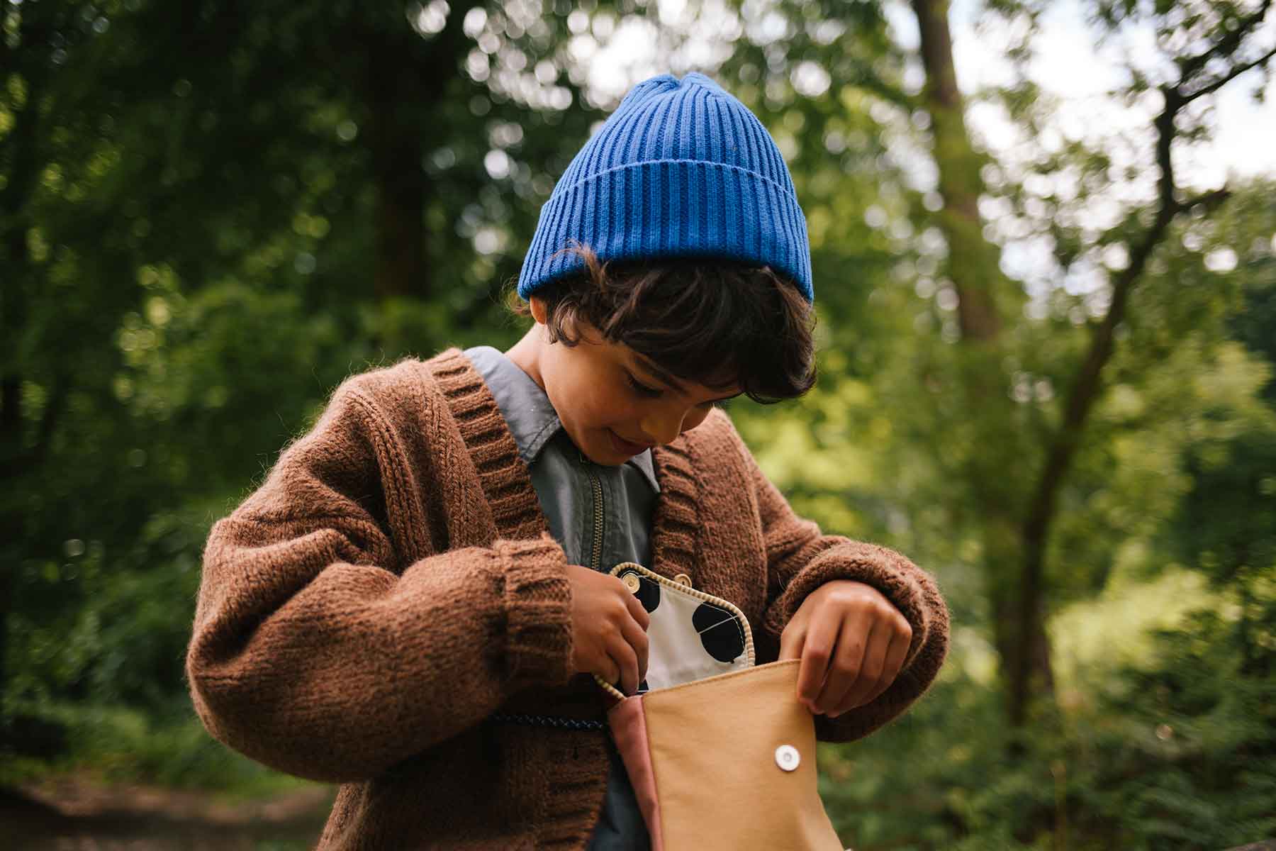 Kinder Brustbeutel Sticky Lemon Canvas
