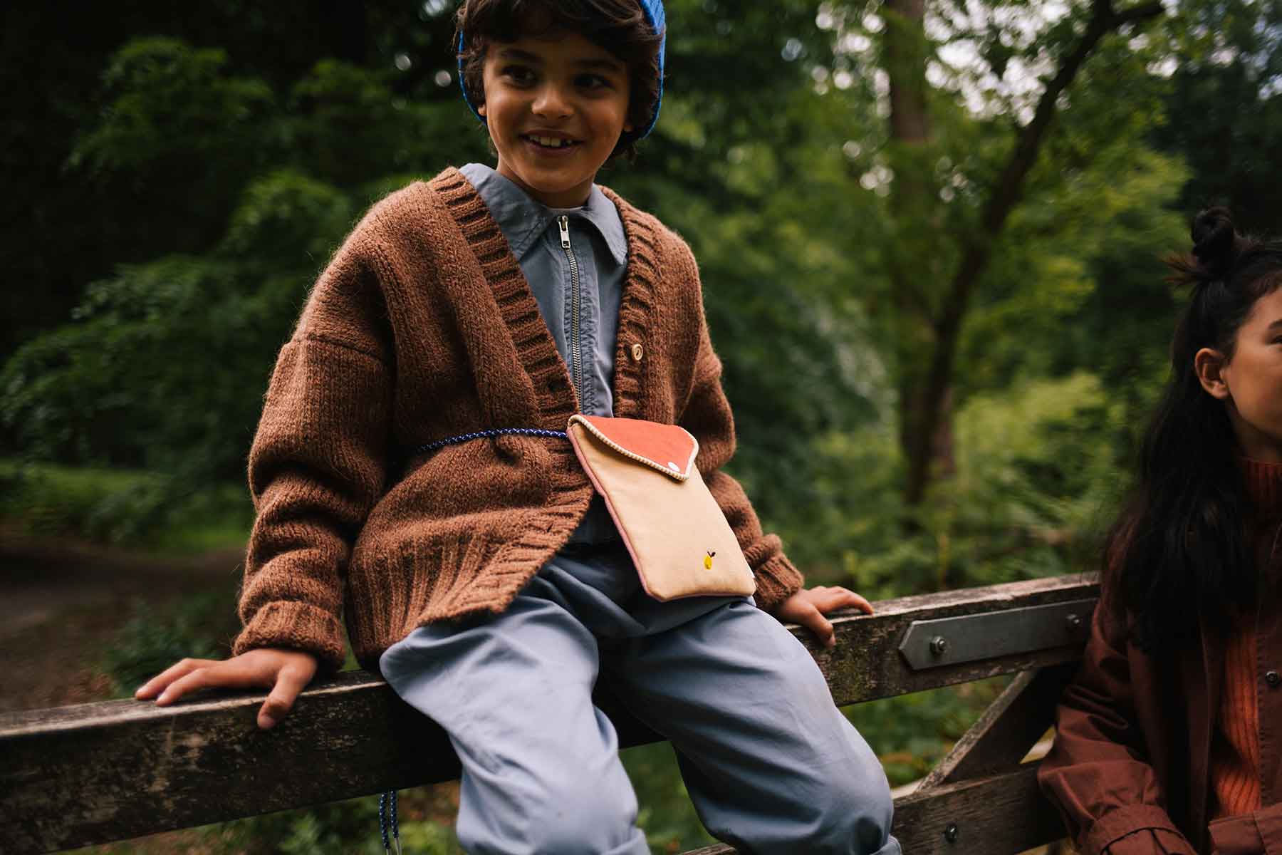 Kinder Brustbeutel Sticky Lemon Canvas