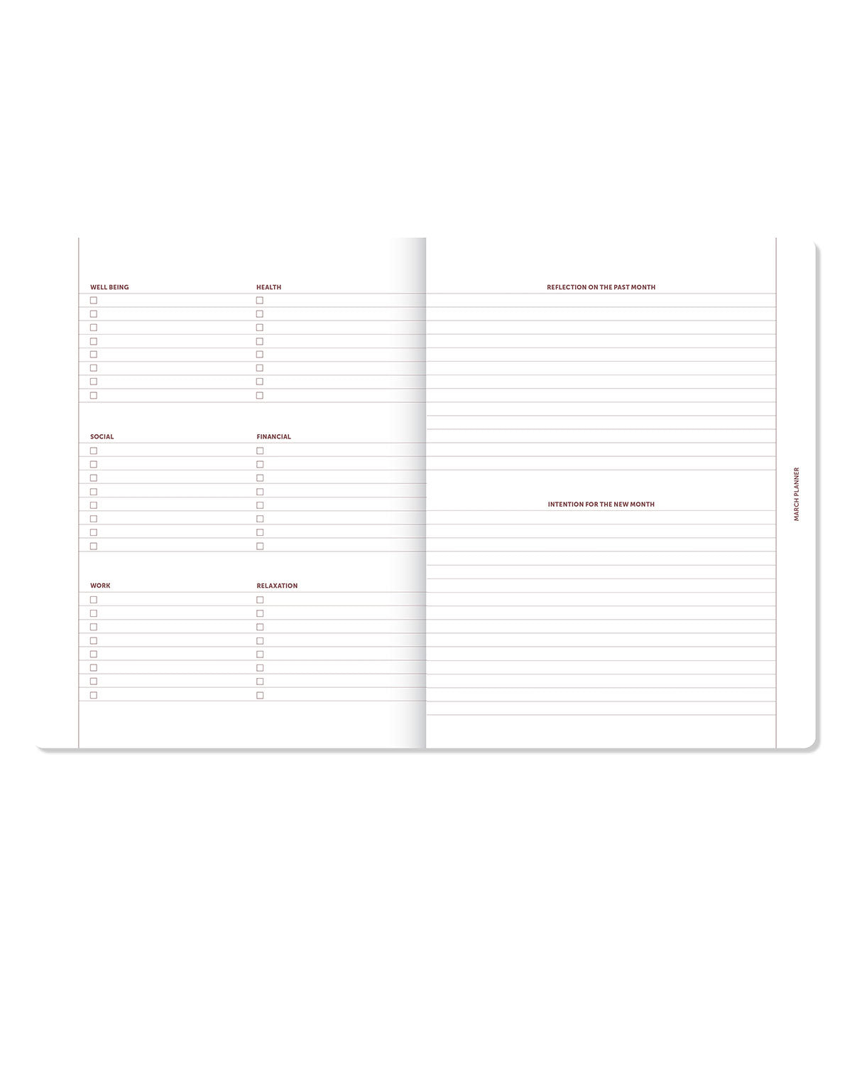 a journal jahresplaner 2027 beige leineneinband - ziele für monat