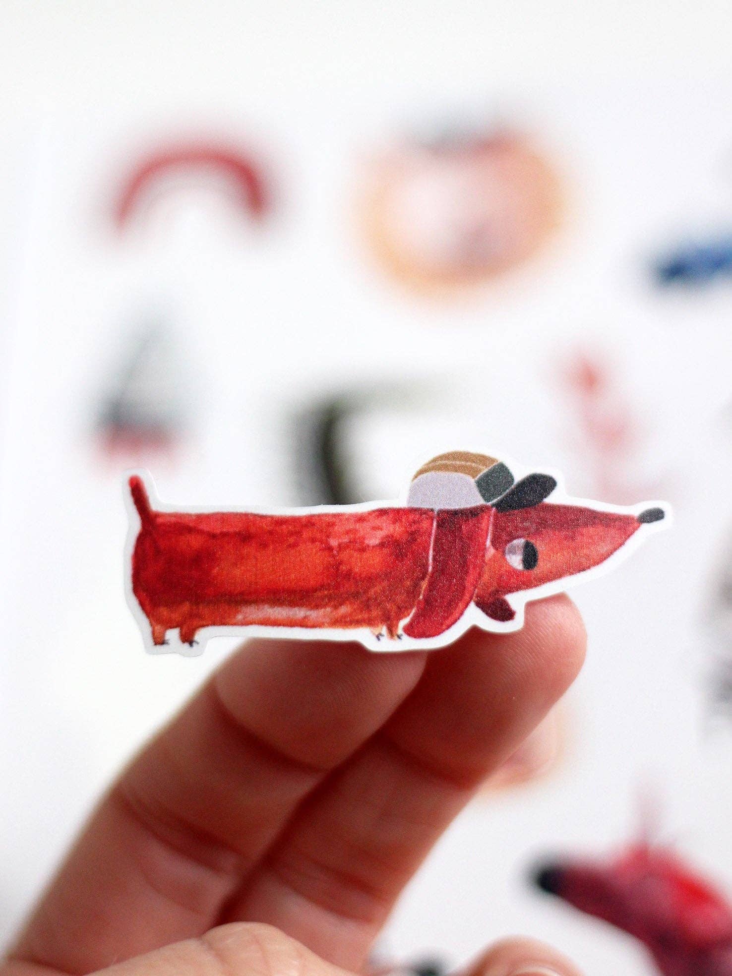 Spülmaschinenfeste Aufkleber Allerlei 18 Stück