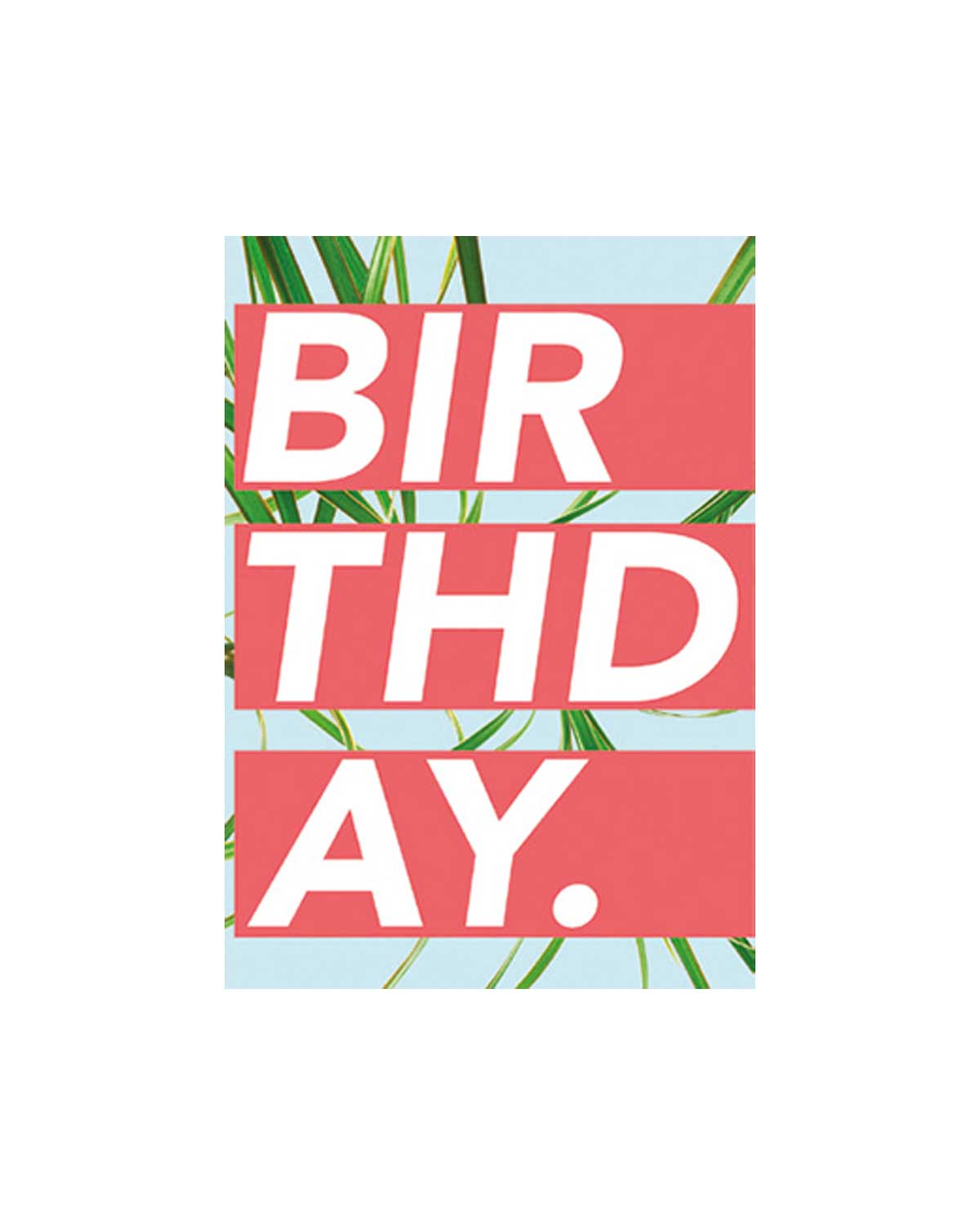 Birthday Revista Grusskarte 12x17 cm