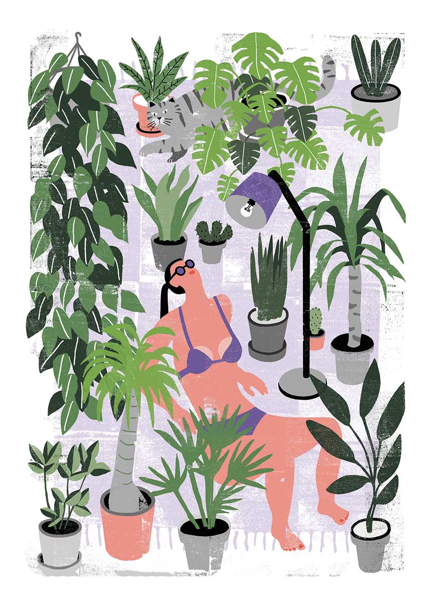 Human Empire Artist Series Botanical Summer Poster 50x70 cm