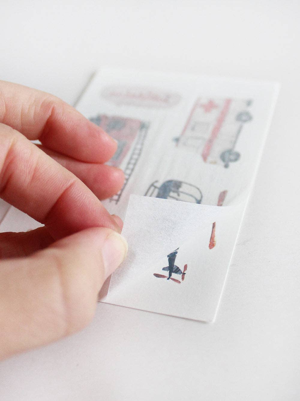 Kindertattoos Rettungs-Fahrzeuge Pocket Edition 5 Stück