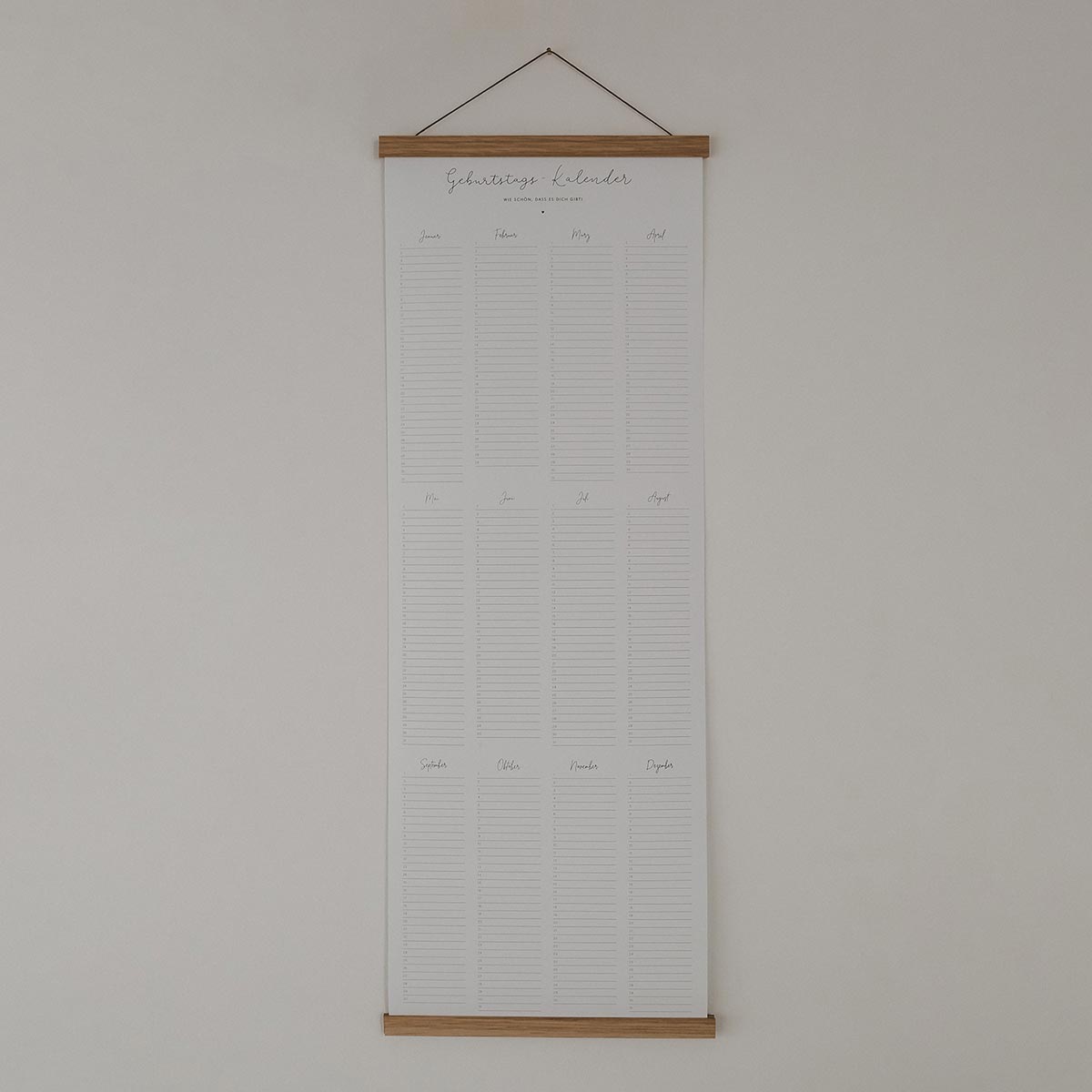 Posterleiste Eiche A3