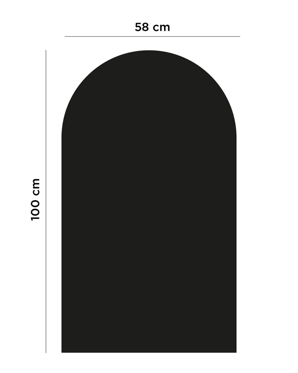 Magnettafel Bogen 100 x 58 cm