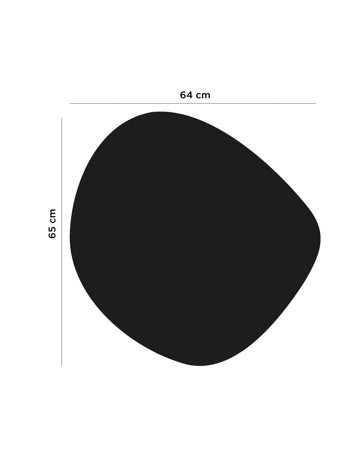 Magnettafel Ovoid 65 x 64cm