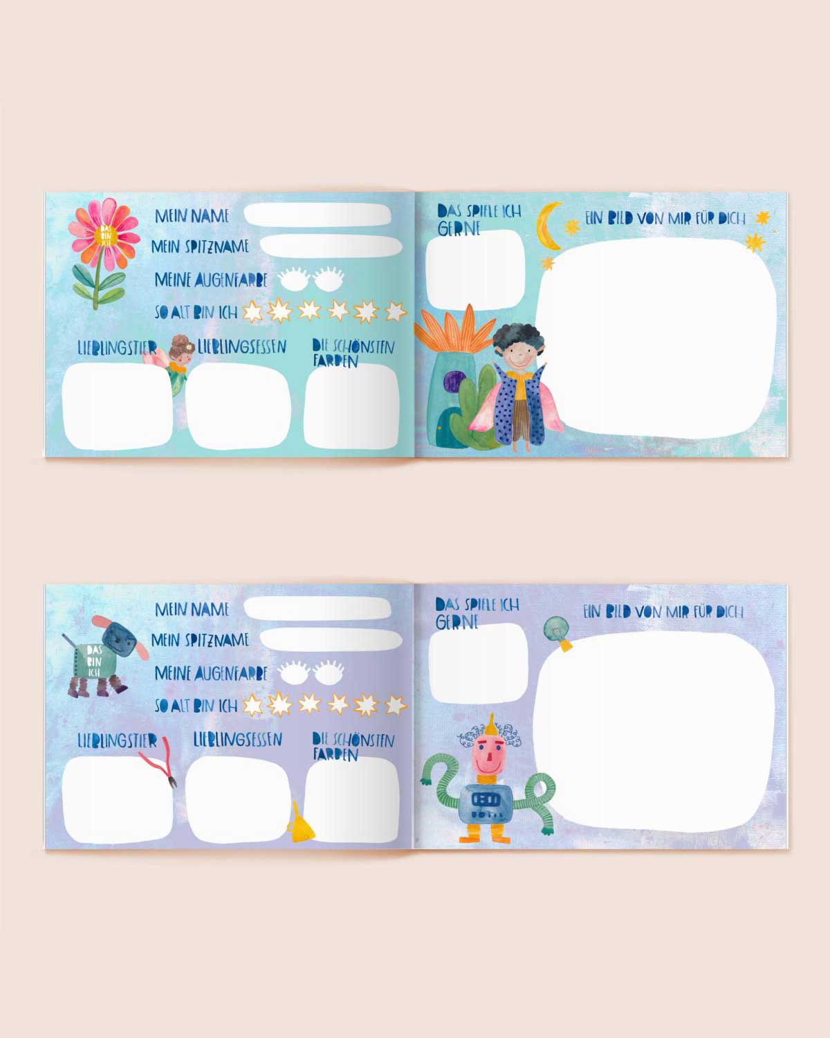 Mein FreundInnen Freundbuch Kindergarten DIN A5