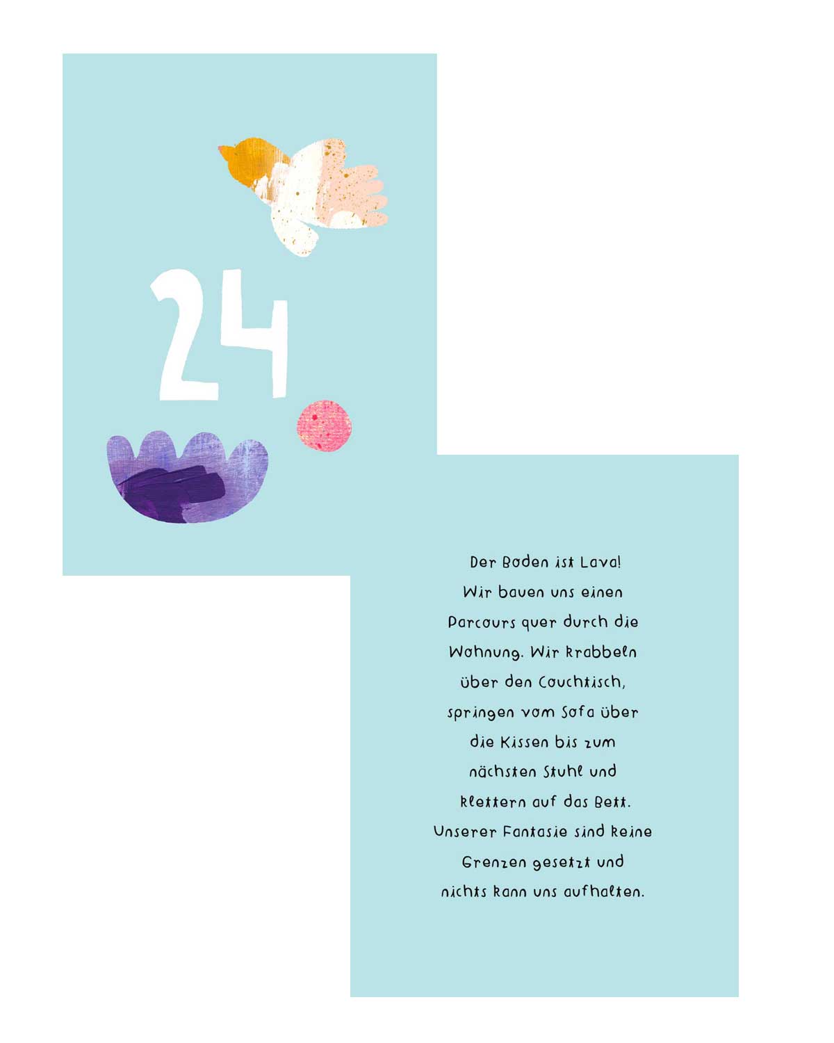 Adventskalender-Karten Familienadventskalender