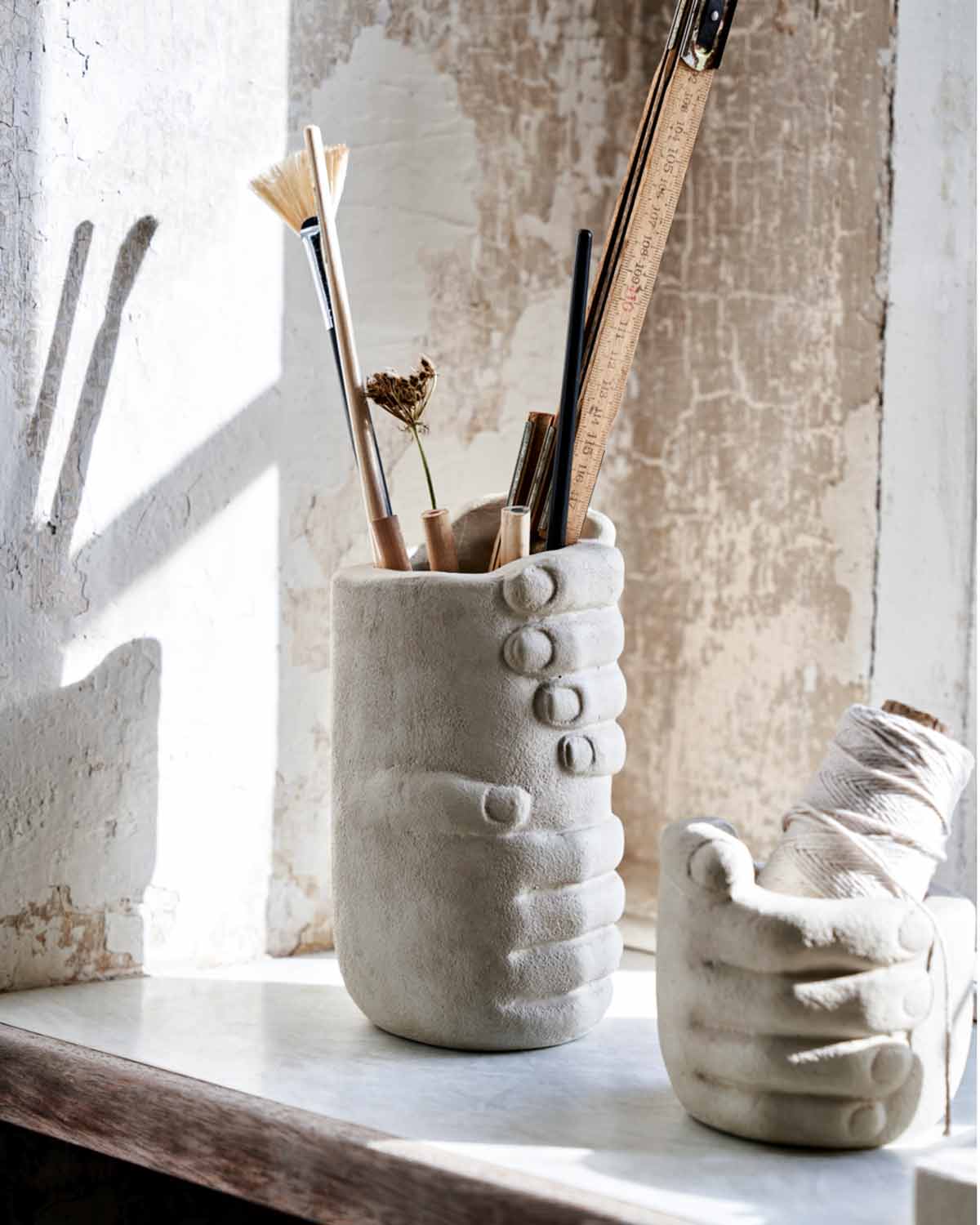 Aufbewahrungsbehälter Handy Greige 18 x 10 cm