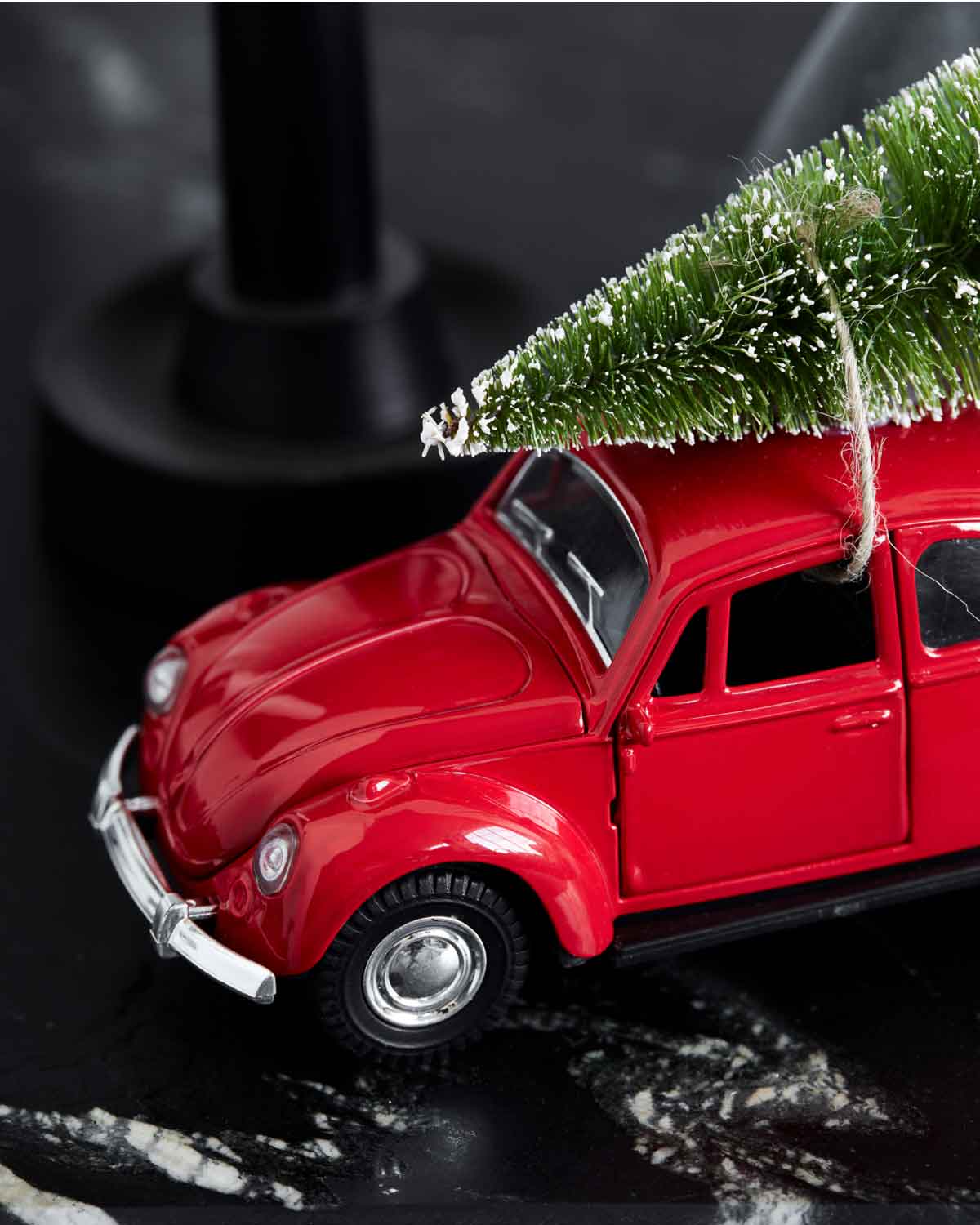 Weihnachtsauto Xmas Rot 12,5 cm