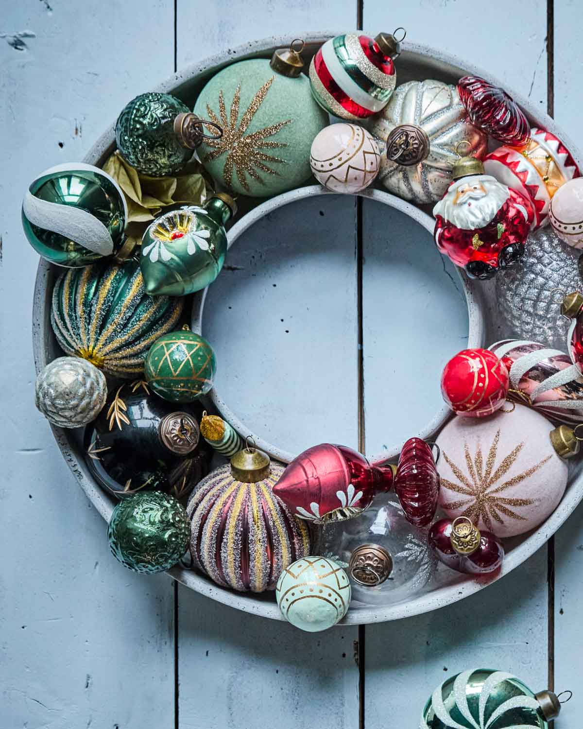 Dekoschale The Ring Beton Optik Grau 35 cm