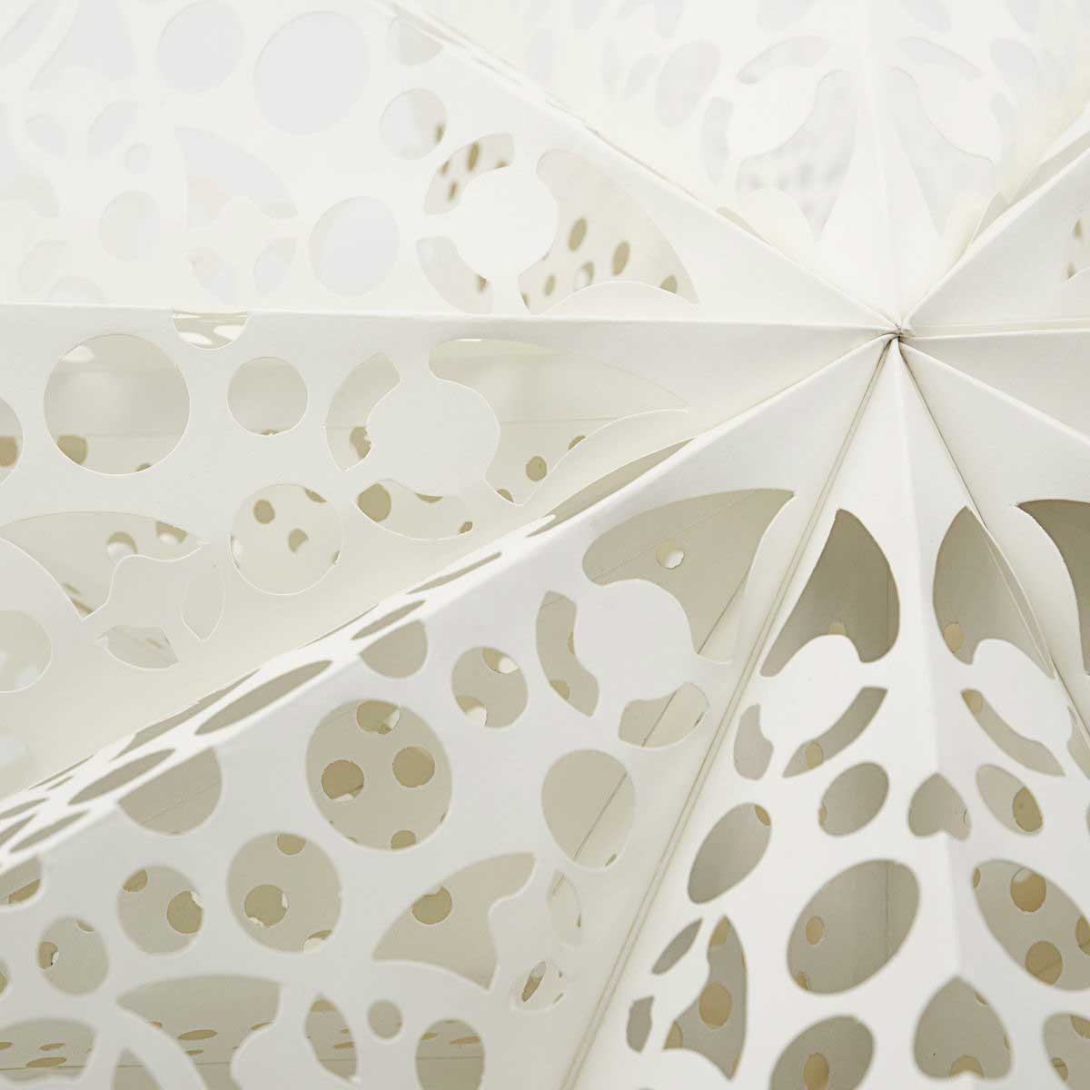 Weihnachtsstern Clip Papier Weihnachtsdeko Weiss