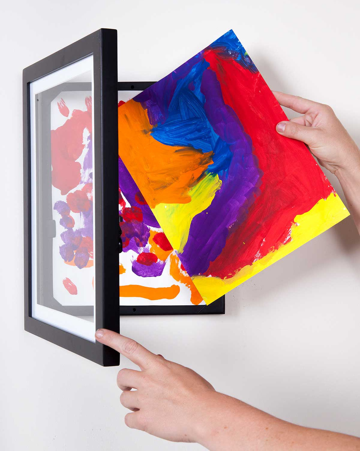 A4 Bilderrahmen mit Archiv für 50 Kunstwerke