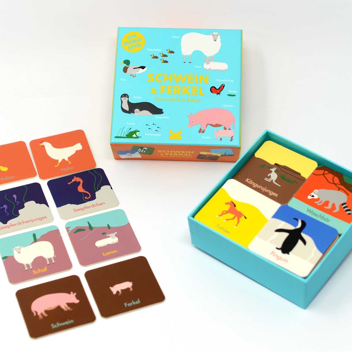 Tier-Baby Memo Spiel Schwein & Ferkel ab 4 Jahren