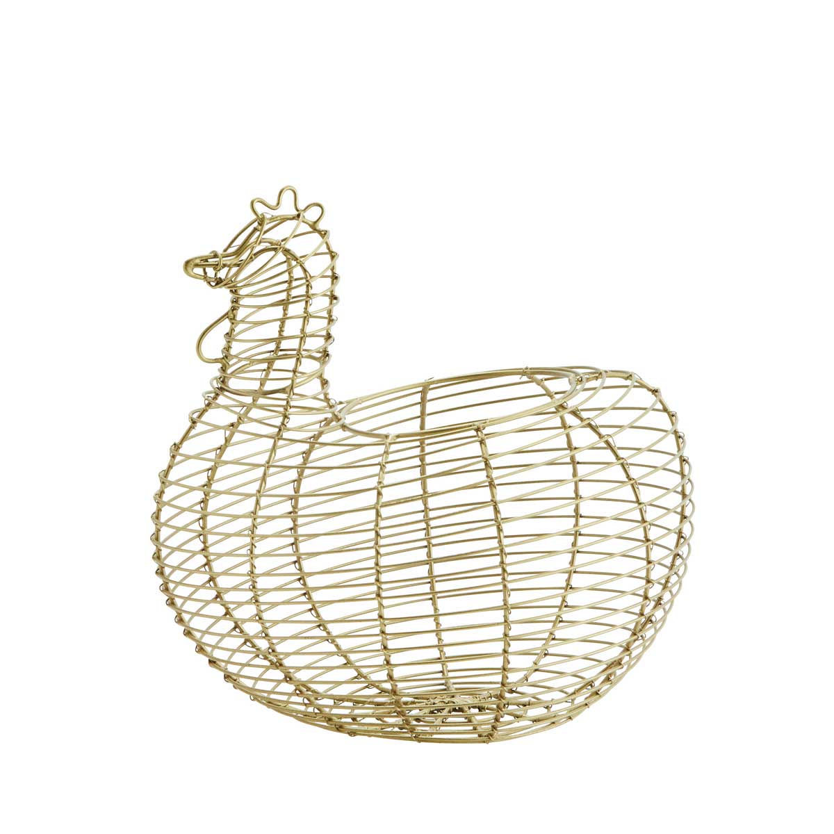 Henne Eierkorb Eisen Osterdeko 22 cm