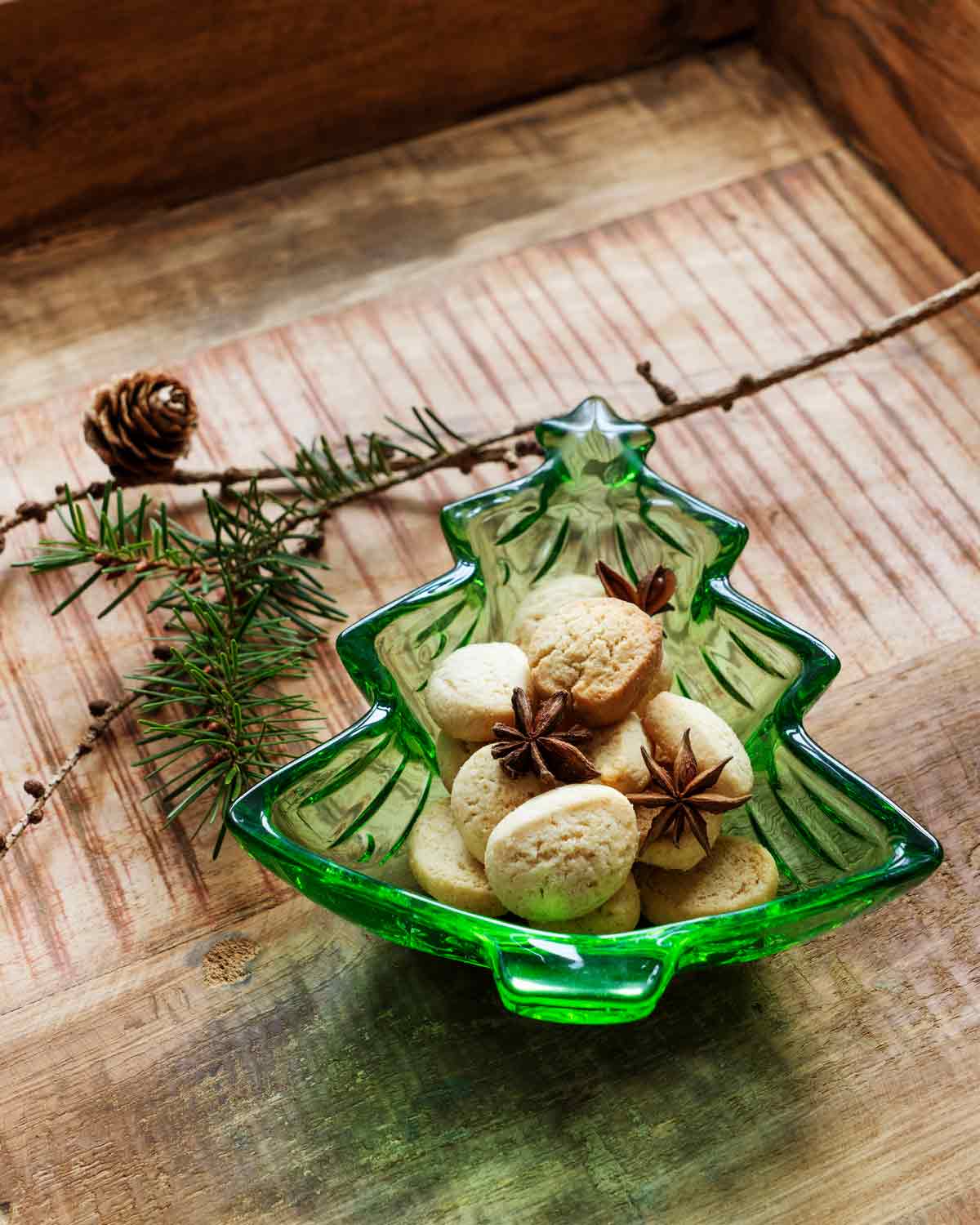 Tannenbaum Schale Glas