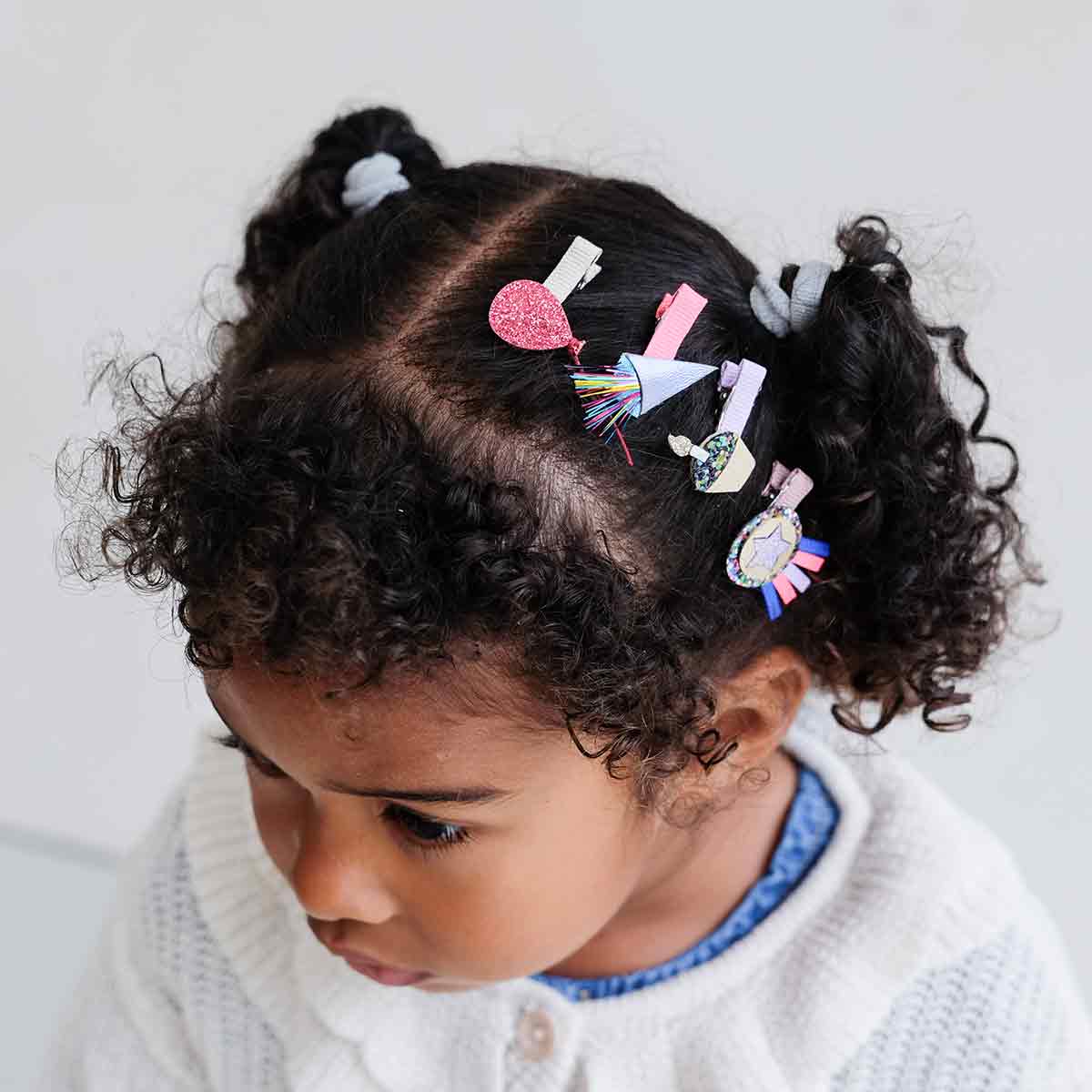 Geburtstag Mini Haarklammern 8 Stück