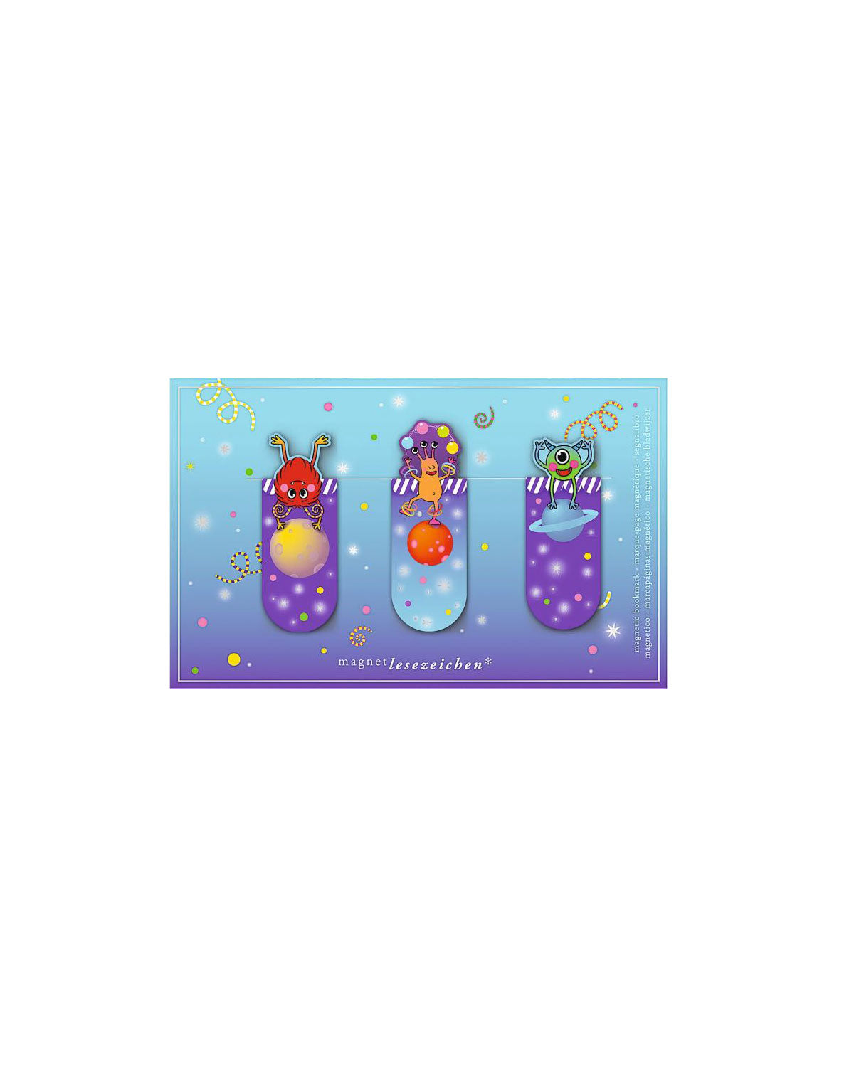 Magnetlesezeichen für Kinder 3er Set
