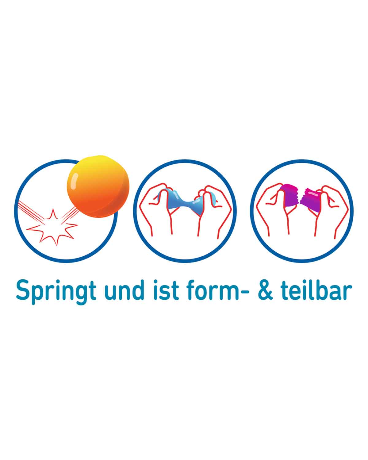 PhänoMINT Magische Farbwechsel-Springknete