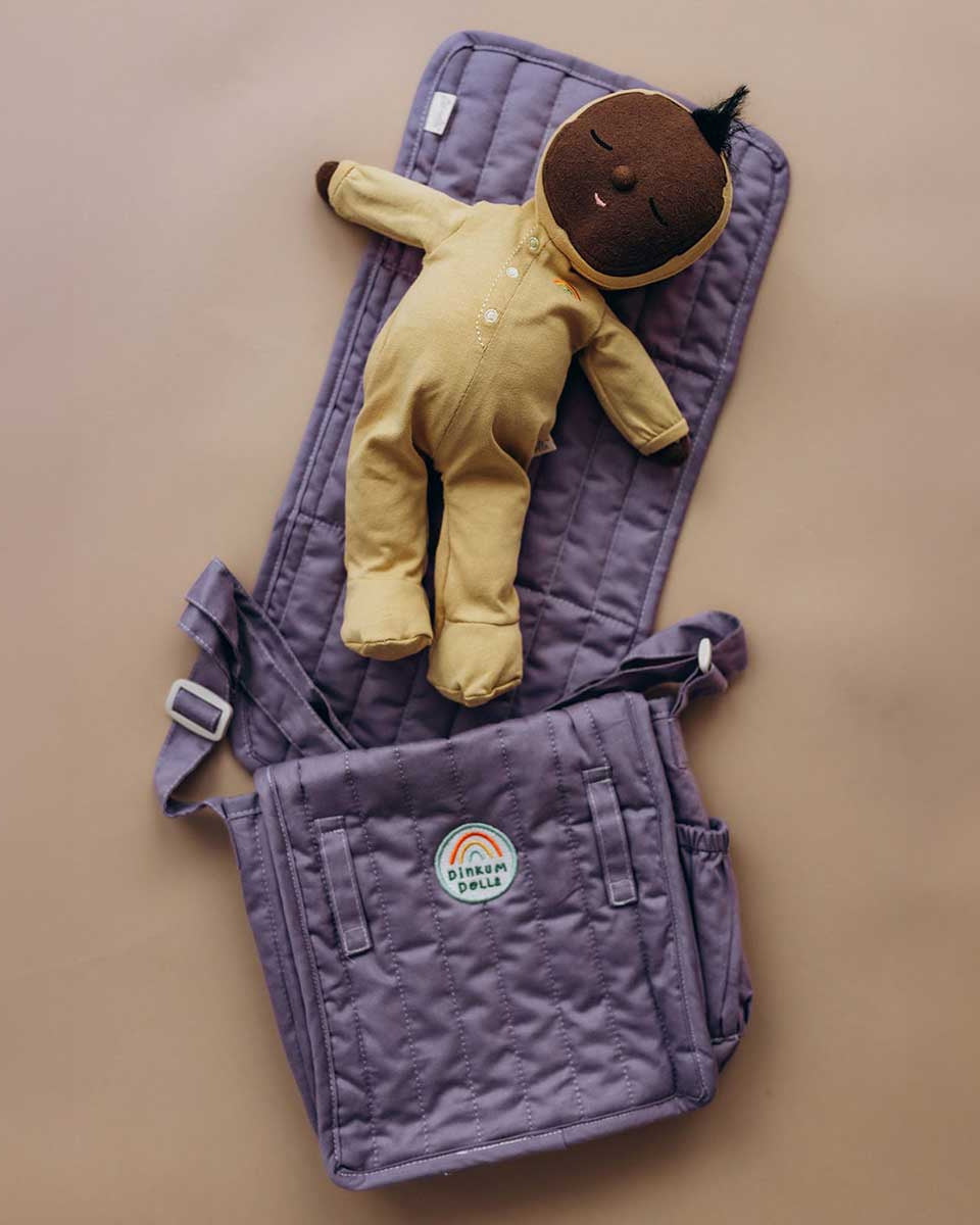 Puppen Wickeltasche mit Wickelunterlage Carrie 21x20 cm