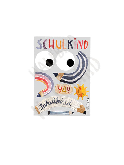 Reflektierende Aufkleber Schulkind Pocket Edition 9 Stück