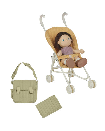 Exklusives Kinder-Geschenkset – Olli Ella Puppenbuggy & 2in1 Tasche
