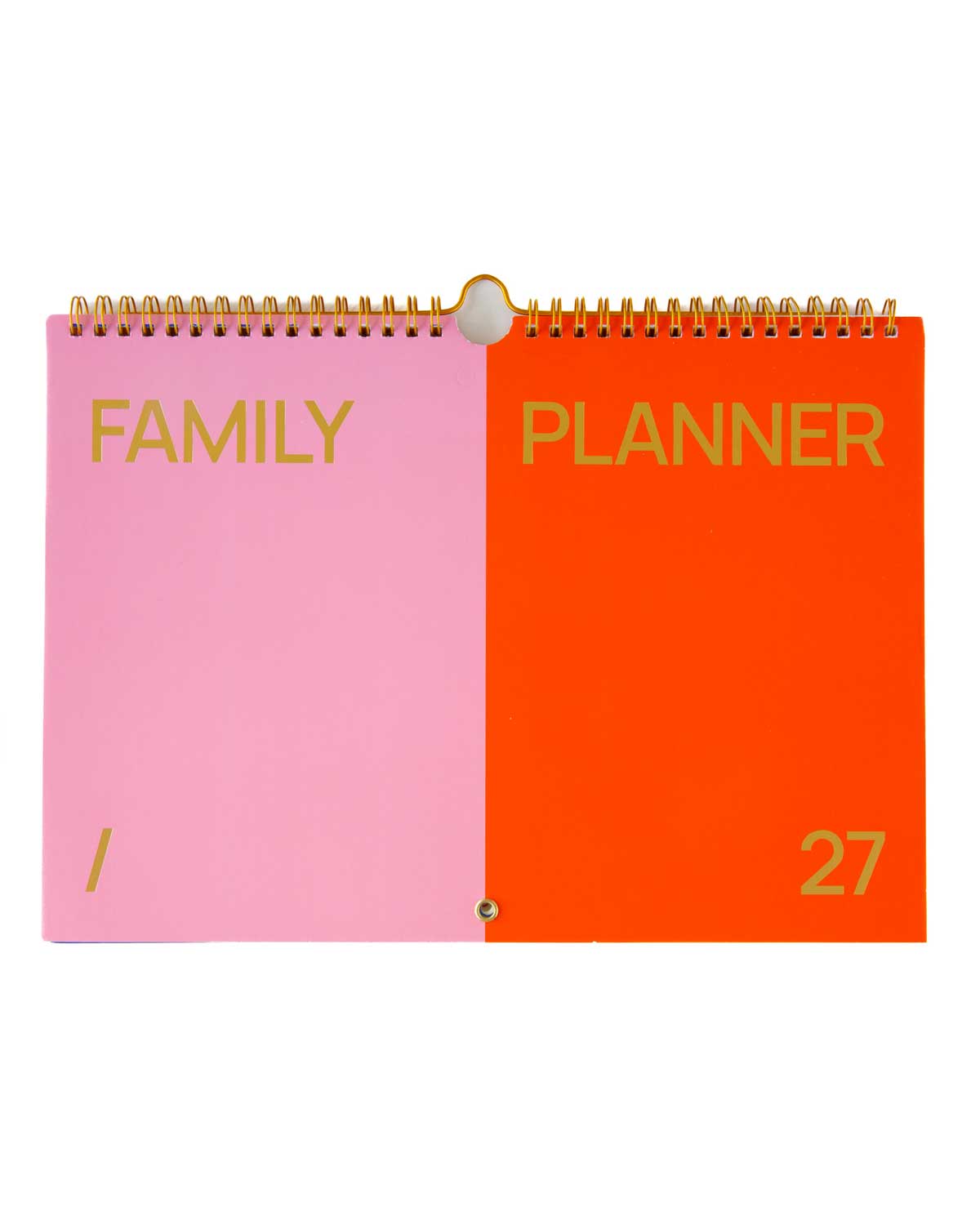 a-journal familienplaner 2027 pink zum aufhängen - produktbild