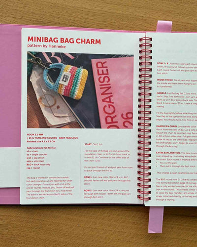 A-Journal x Marie Marie Tagebuch Spiral-Organizer 2027 Streifen