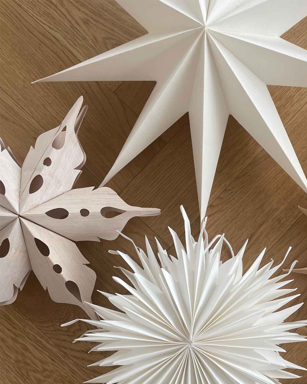 Holzstern Veneer M Weihnachten 30 cm Rainy Day