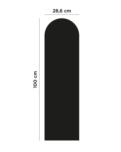 Abgerundete Magnettapete 100 x 28 cm
