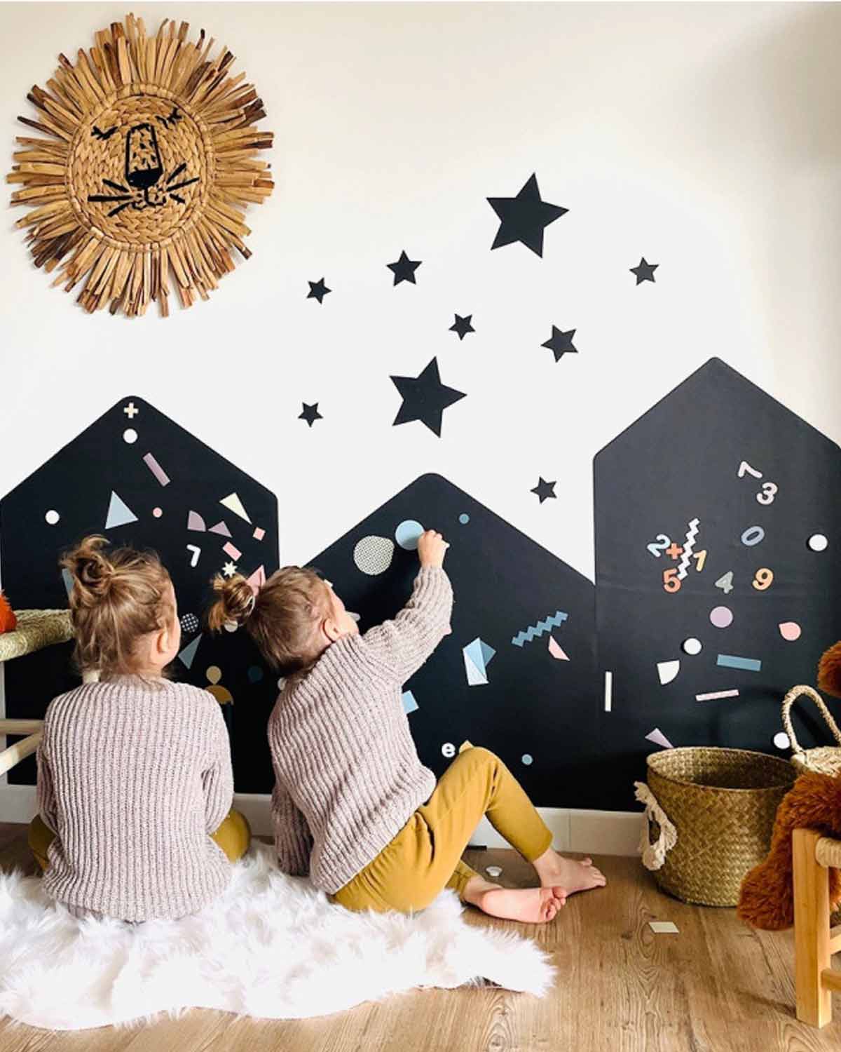 Magnettafel Set Meine Stadt 163 x 81 cm