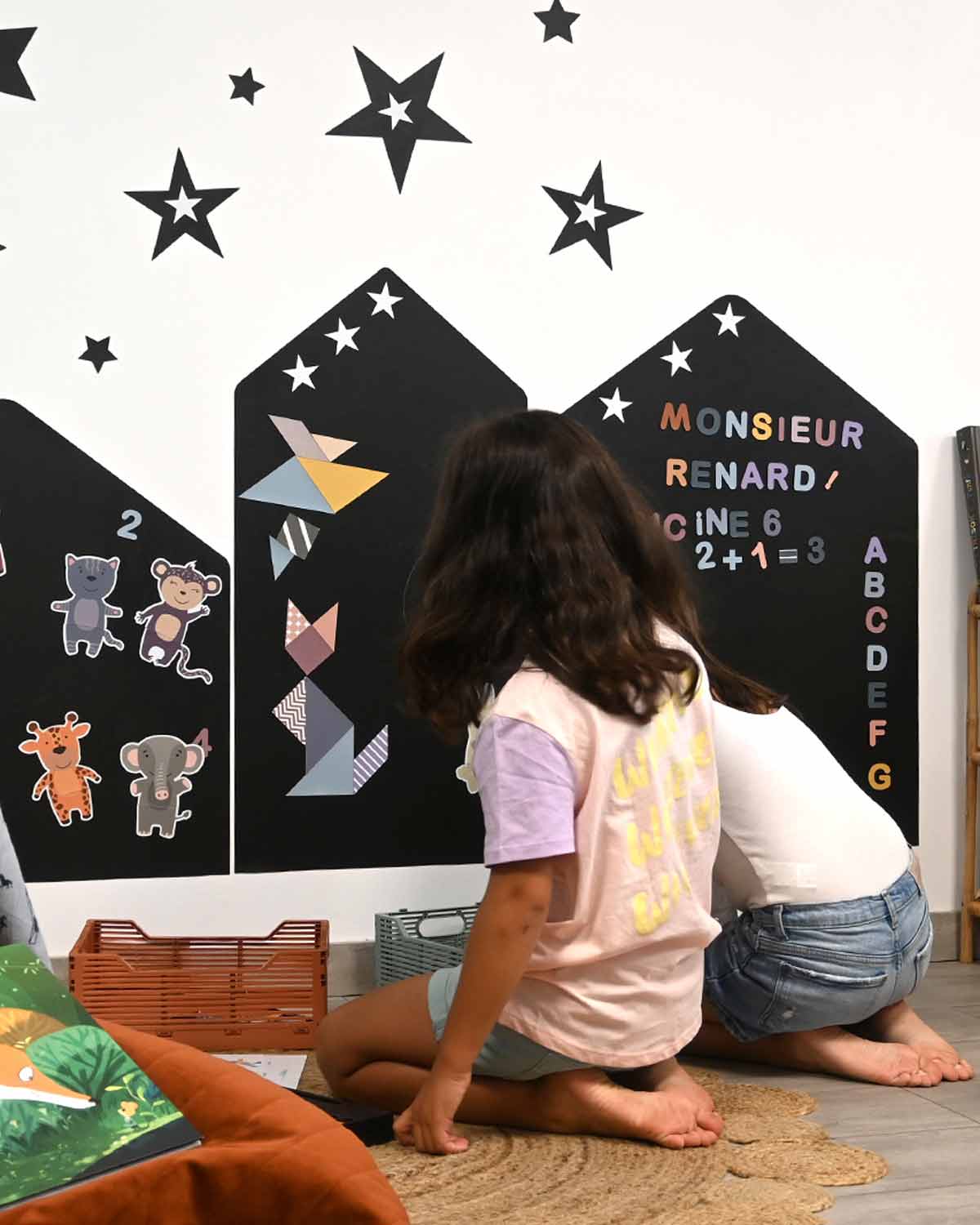 Magnettafel Set Meine Stadt 163 x 81 cm