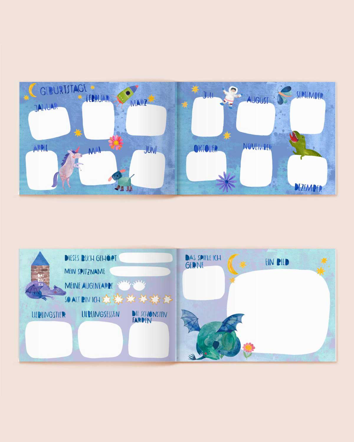 Mein FreundInnen Freundbuch Kindergarten DIN A5