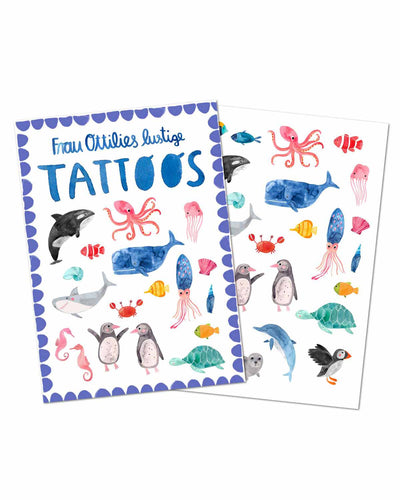 Kindertattoos Wildes Meer DIN A5