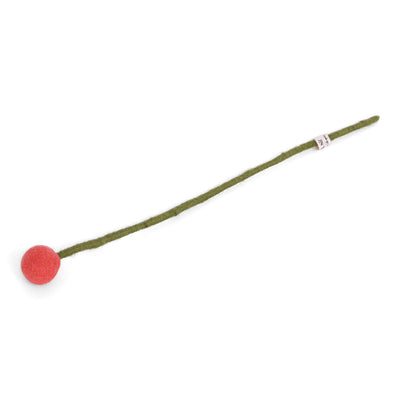 Filzblume Dekoration Rund 2 cm / 30 cm