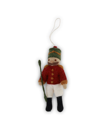 Nussknacker Filz Weihnachtsdeko 15 cm