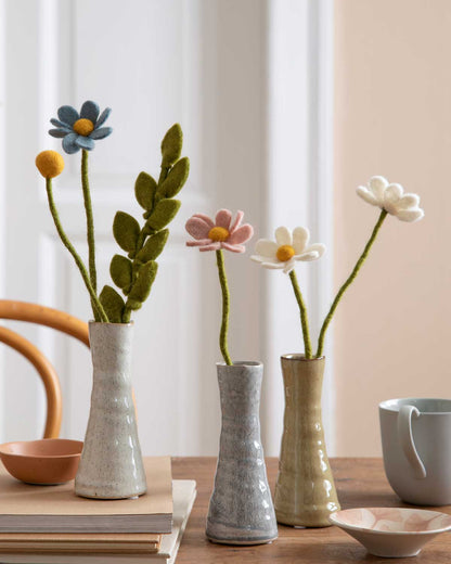 Margerite Filzblume Dekoblume 30 cm