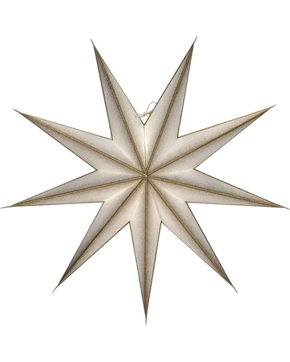Weihnachtsstern 9 Point Gold 60 cm