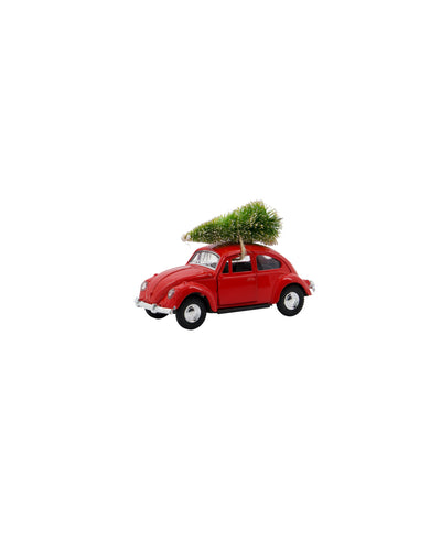 Weihnachtsauto Xmas Rot 12,5 cm