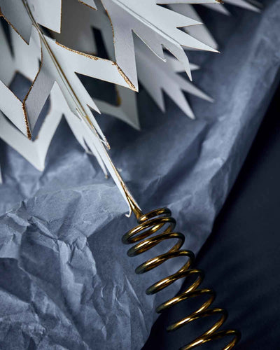 Weihnachtsbaumstern Alsta Gold 25 cm