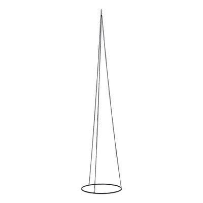 Deko-Ring Nicky Eisen Schwarz 25 cm