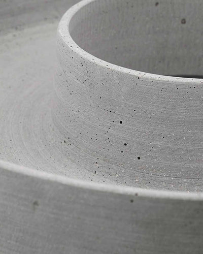 Dekoschale The Ring Beton Optik Grau 35 cm