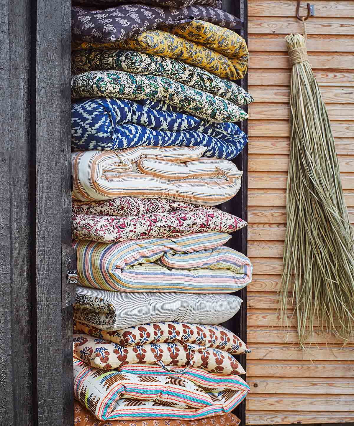 Ikat Bestickte Bodenmatratze Baumwolle 70x180 cm