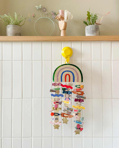 Mimi & Lula Haarklammer Halter – Regenbogen Organizer fürs Kinderzimmer – DESIGNHYPE