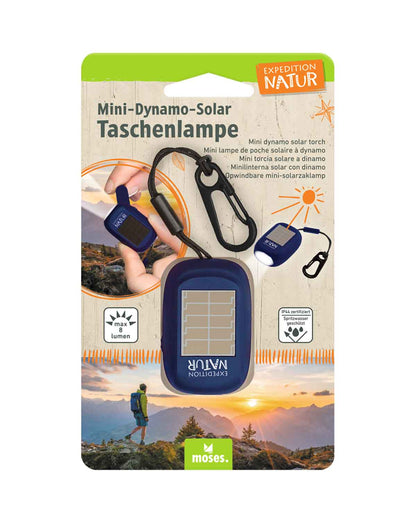 Expedition Natur Mini-Dynamo-Solar-Taschenlampe