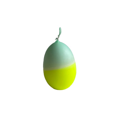 Eierkerze Dip Eye Handgefärbt Osterdeko Neonlook