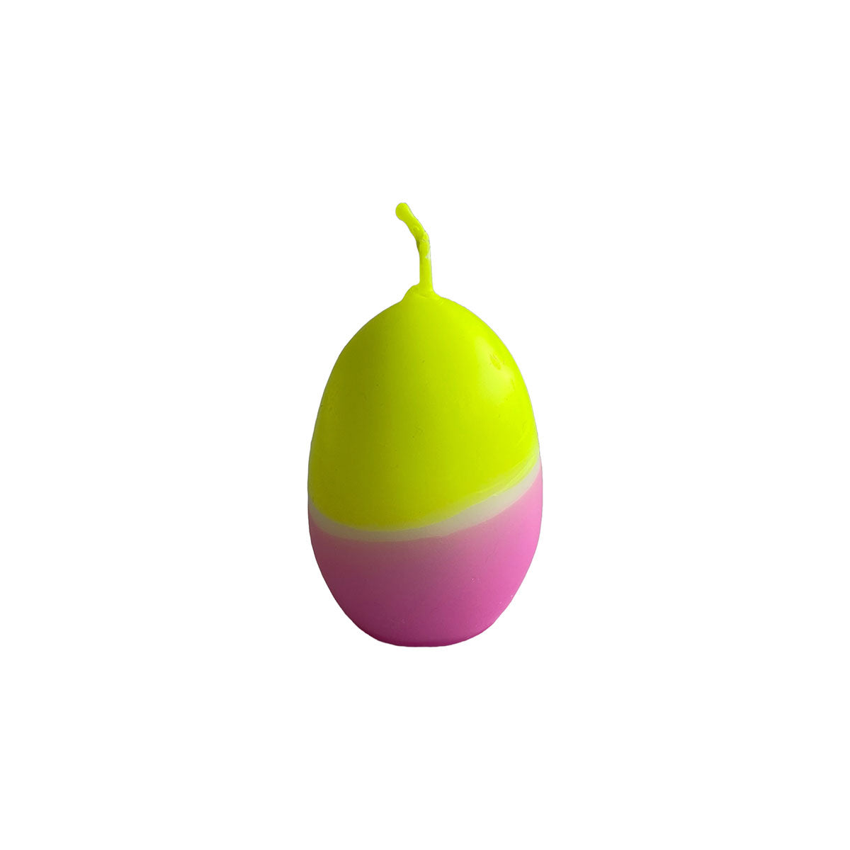 Eierkerze Dip Eye Handgefärbt Osterdeko Neonlook